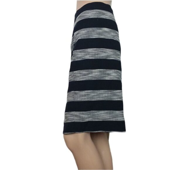 J.crew factory striped Jacquard pencil skirt - Picture 2 of 4